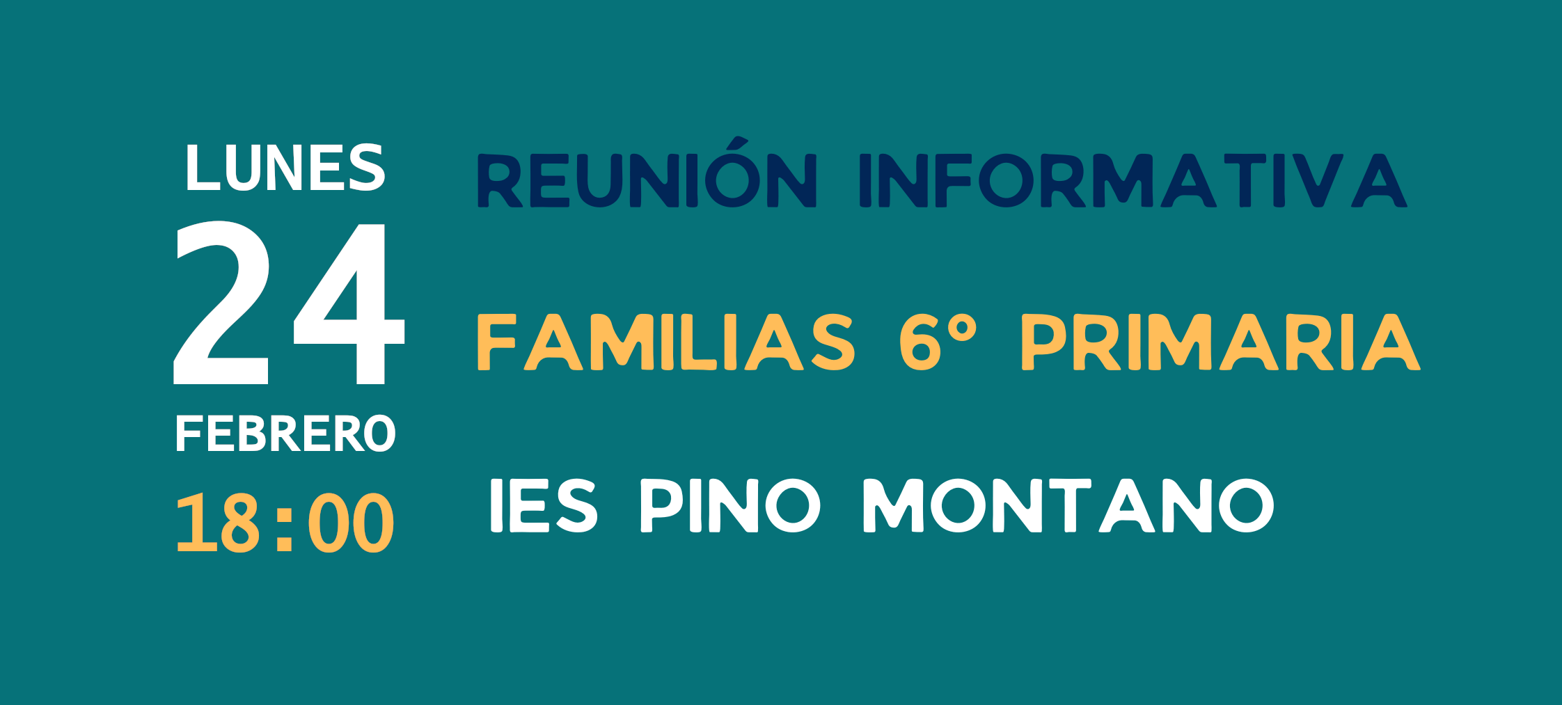 Reunión padres 6º primaria